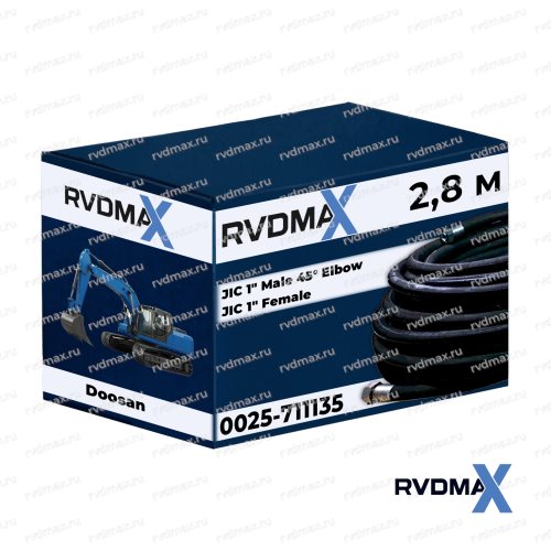 Фото популярного товара: РВД  Parker для Doosan DX225LC гидромотор хода арт. 4419-16-2.8