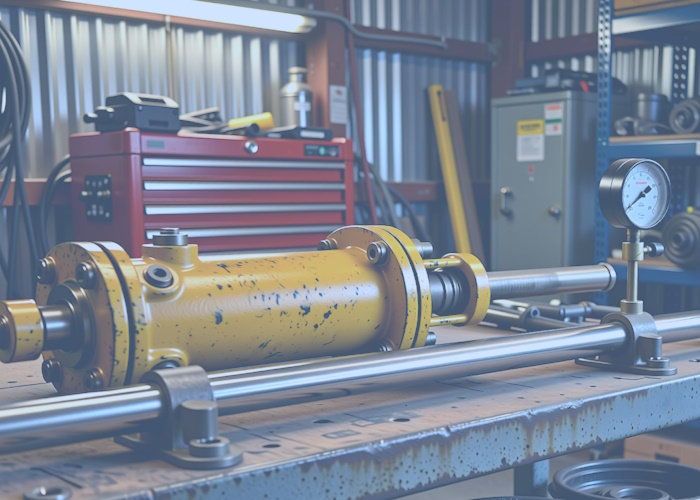 Ремонт цилиндра в цеху